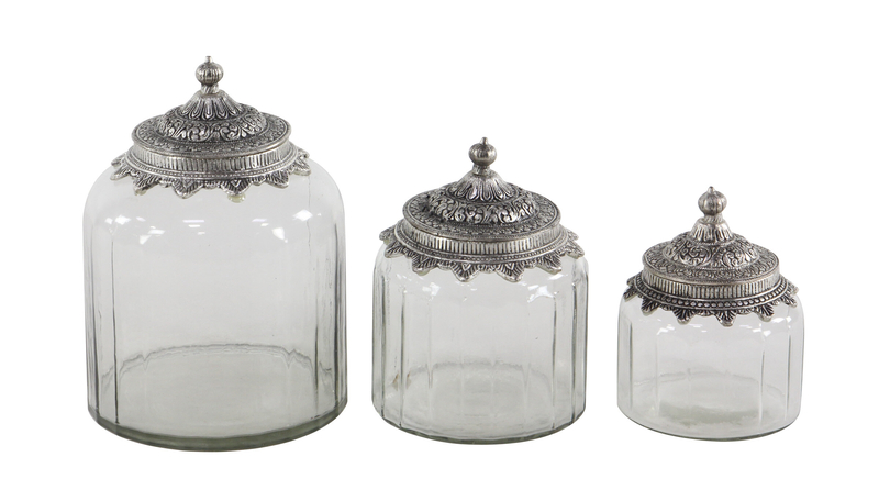 Traditional 3 Piece Storage Jar Set