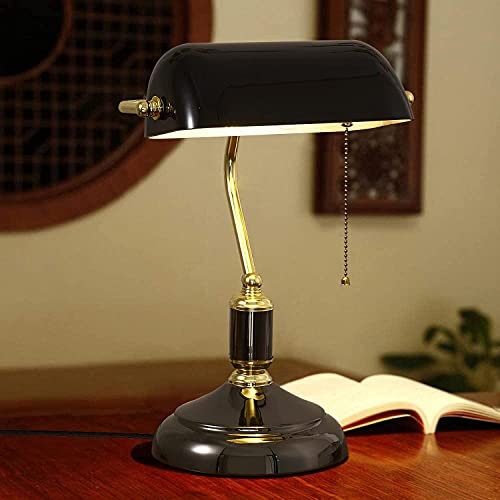 Traditional Bankers Lamp in Black | Foter