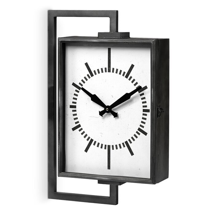 Traditional Black Framed Wall Clock 