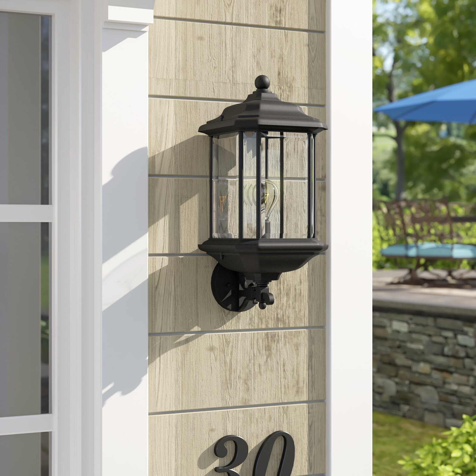 Traditional Large Front Porch Light