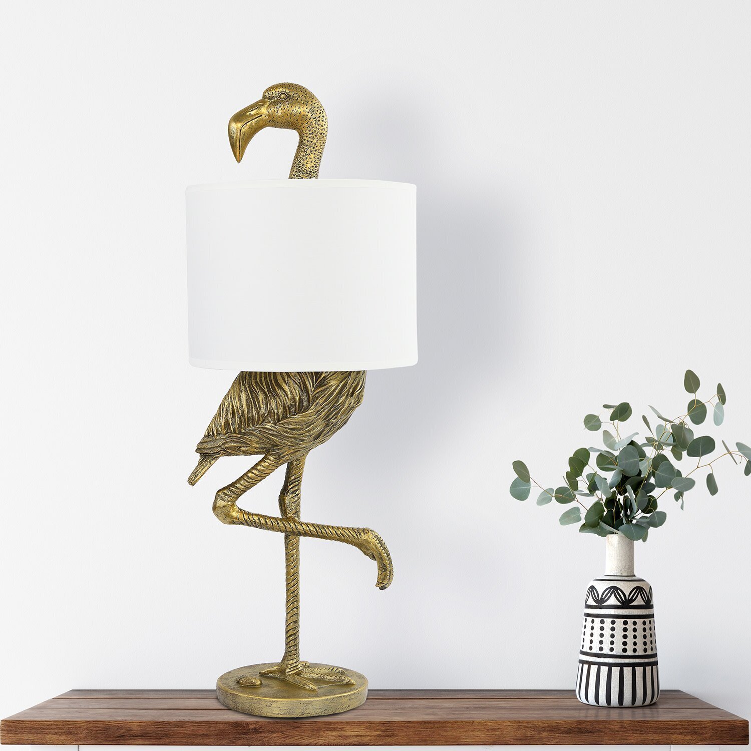 Tropical Flamingo Table Lamp