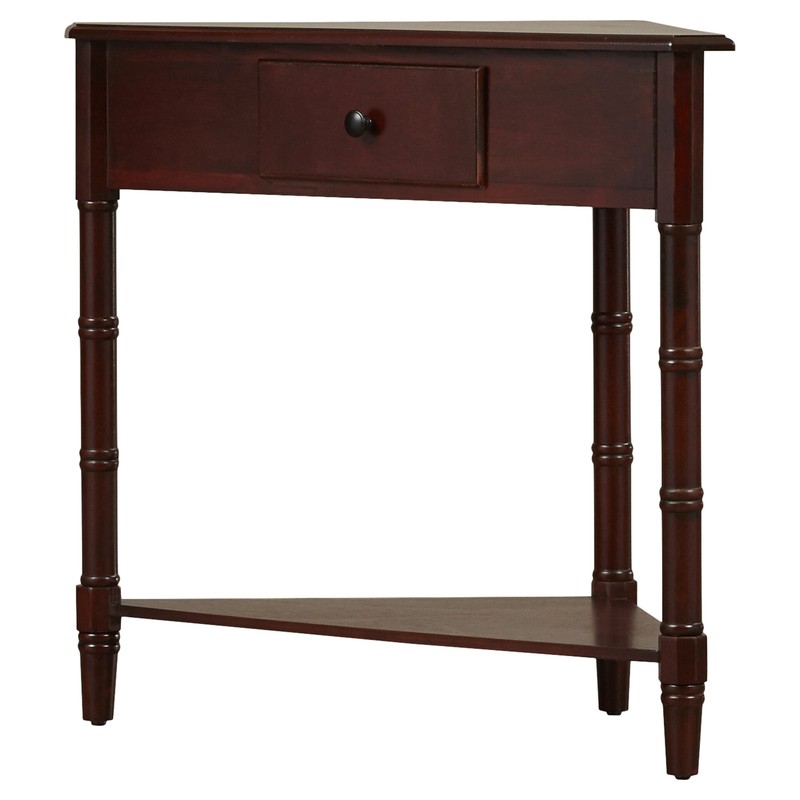 Twerton 28'' Tall Solid Wood 3 Legs End Table with Storage