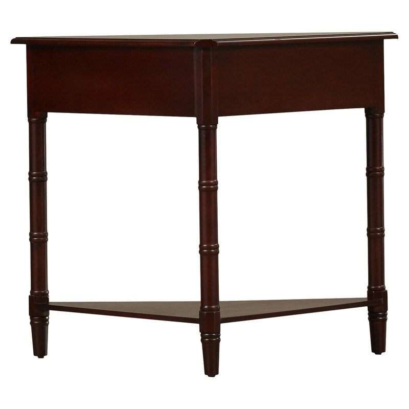 Twerton 28'' Tall Solid Wood 3 Legs End Table with Storage
