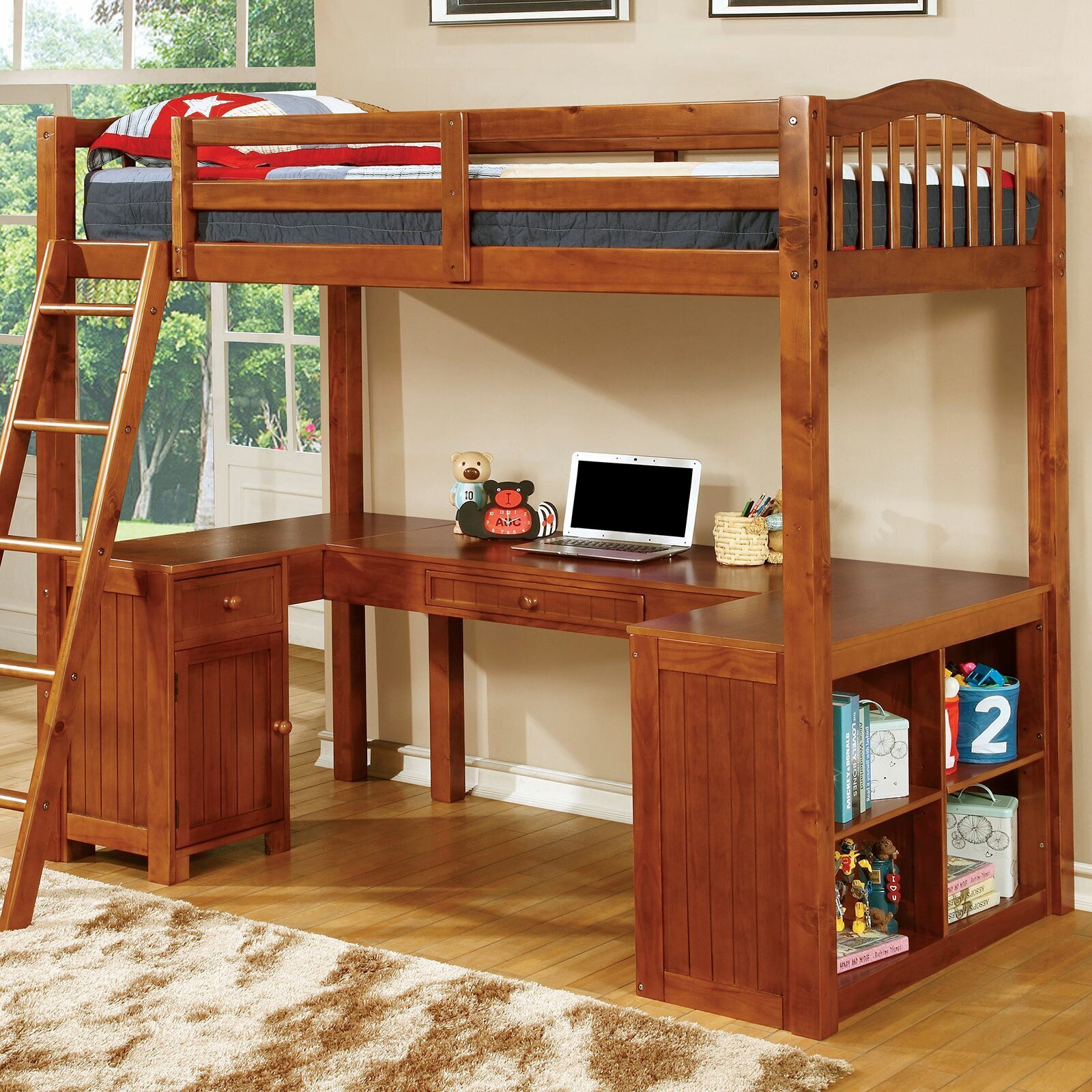 Twin Loft Bed With Desk 