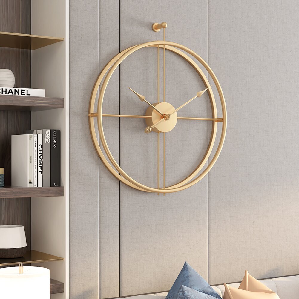 Unique Large Gold Wall Clock 