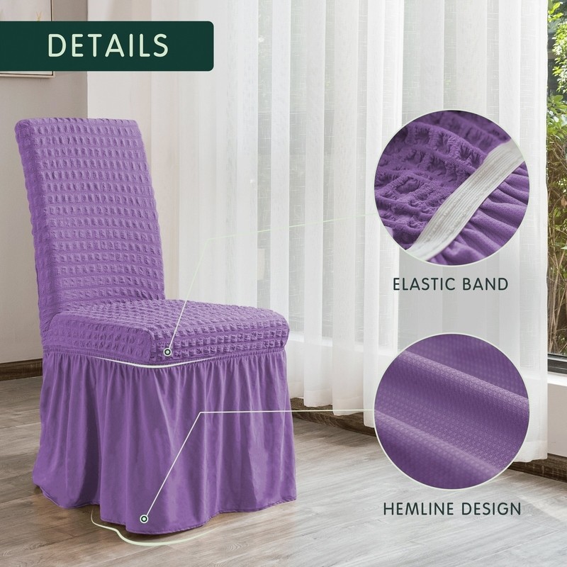 Universal Box Cushion Dinning Chair Slipcover