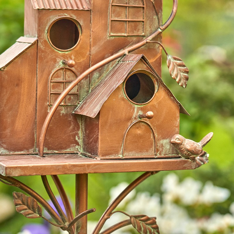 Vaghinag Four Home Stake 74 in x 13 in x 7 in Birdhouse