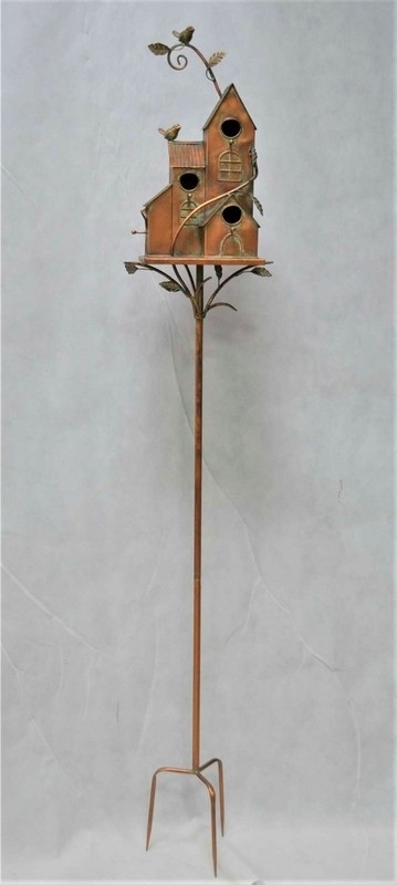 Vaghinag Four Home Stake 74 in x 13 in x 7 in Birdhouse