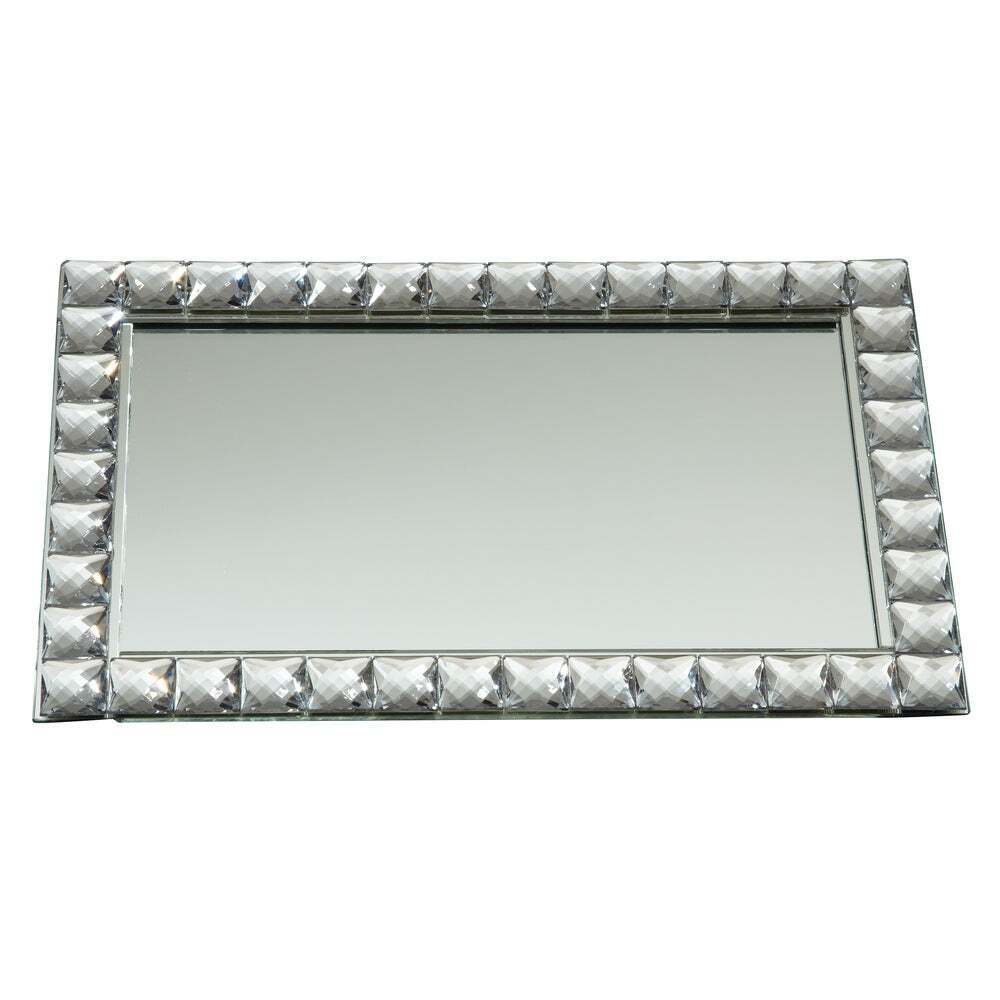 Vanity mirror tray for perfume