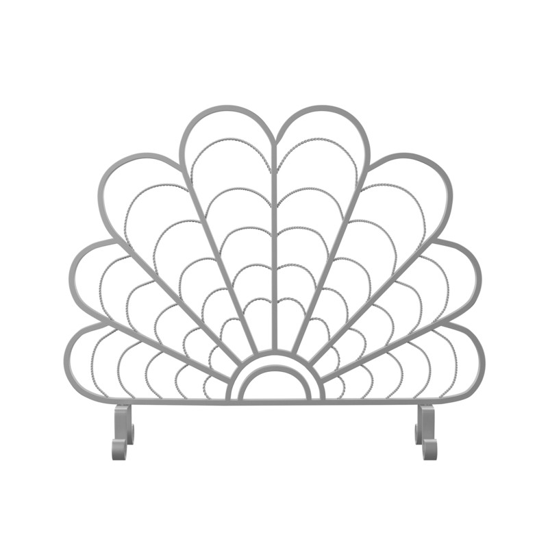 Vernly 1 Panel Iron Fireplace Screen