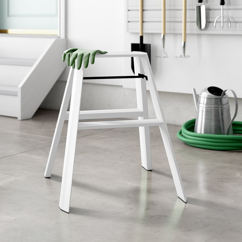 Verrill 2 - Step Aluminum Lightweight Folding Ladder Step Stool
