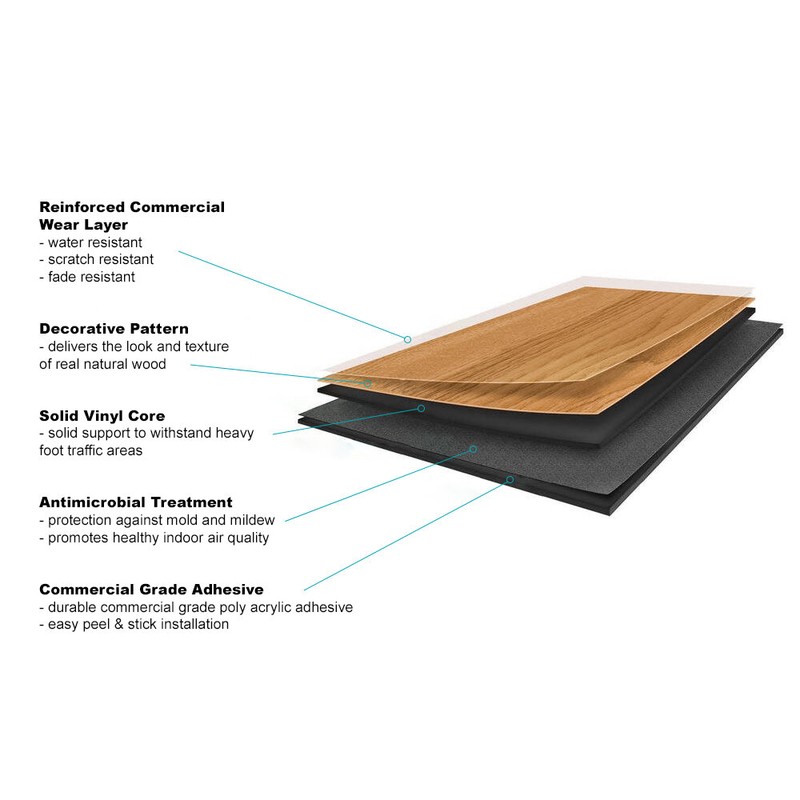 Versaplank 6" x 48" x 2.5mm Luxury Vinyl Plank