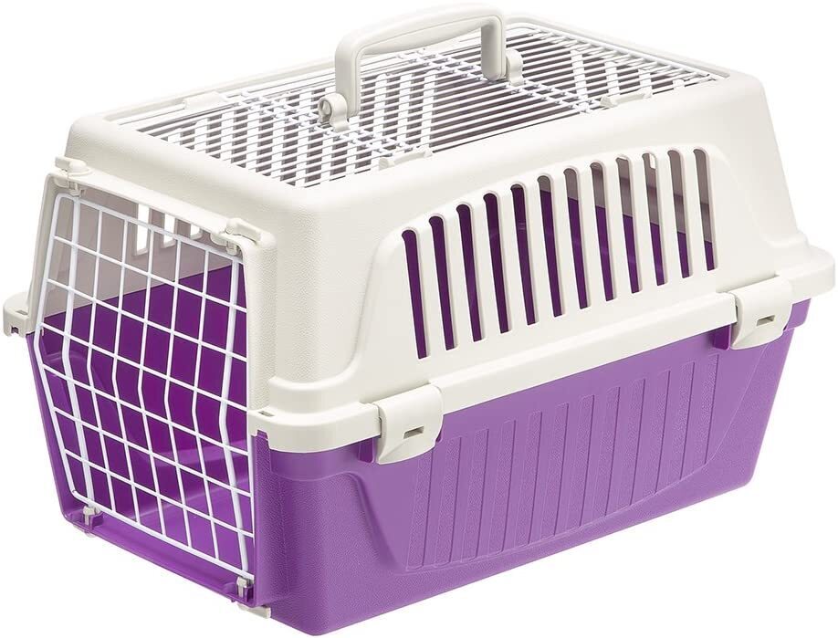 Versatile purple dog crate