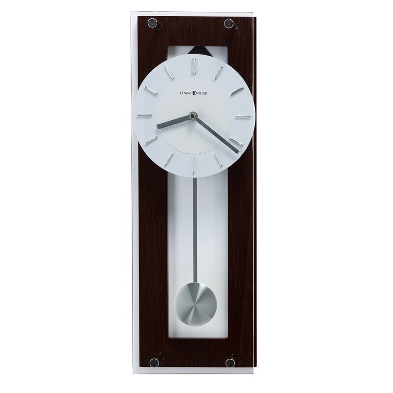 Vertical clock with pendulum