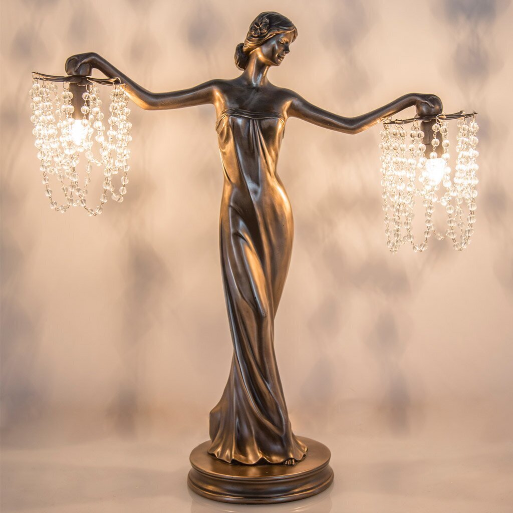 Vintage Art Deco Lady Lamp 