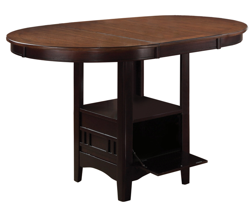 Volkan Counter Height Drop Leaf Dining Table