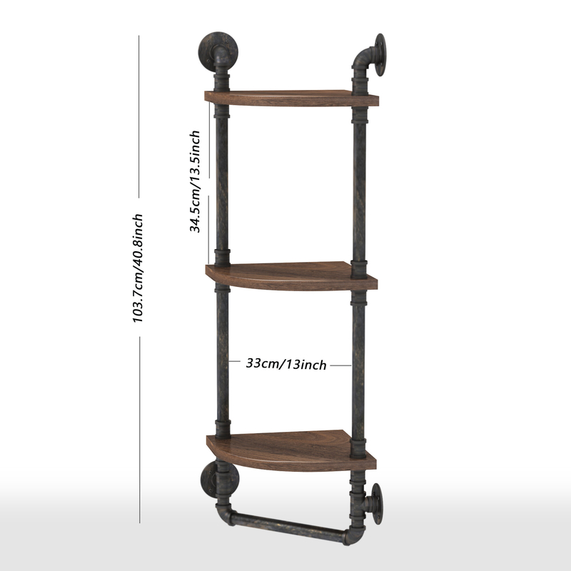 Wadkins 3 Piece Corner Shelf