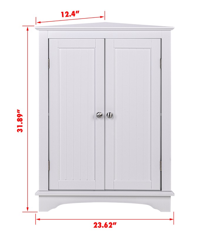 Wagstaff 23.62'' W x 31.89'' H x 12.4'' D Free-Standing Bathroom Cabinet