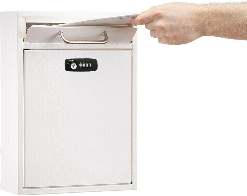 Wall Mounted Locking Mail Drop Box