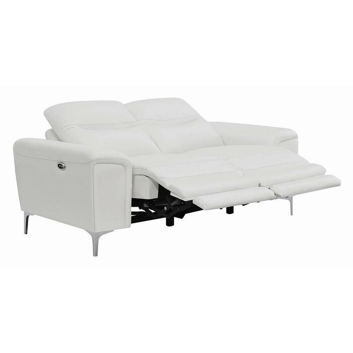 White Double Seat Recliner