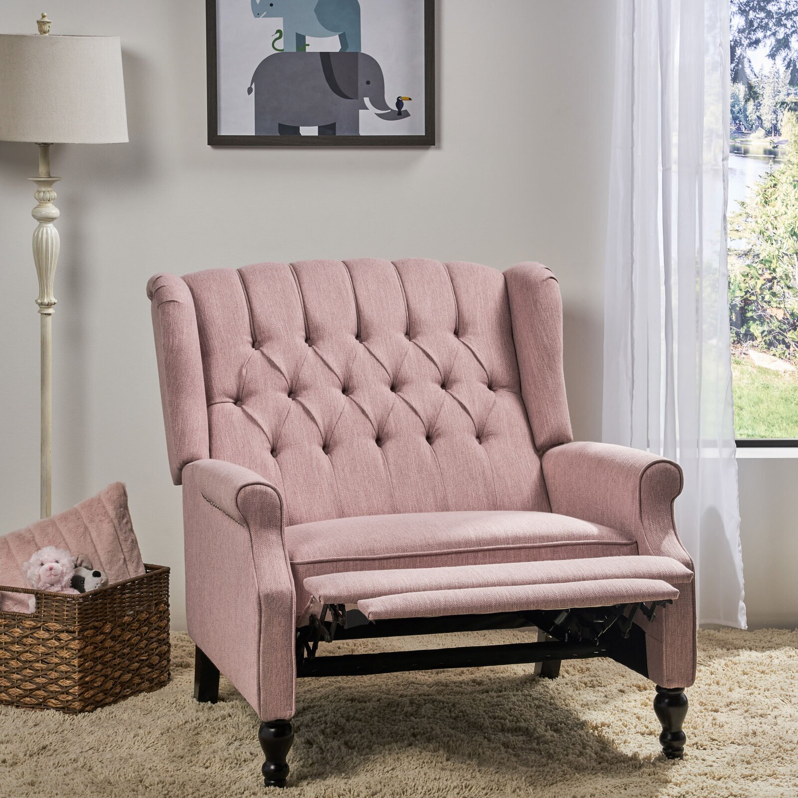 Wide Wingback Recliner