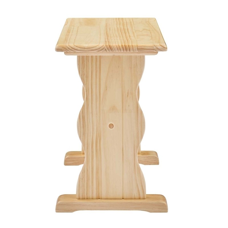 Wiens Pine Solid Wood Breakfast Nook Dining Set