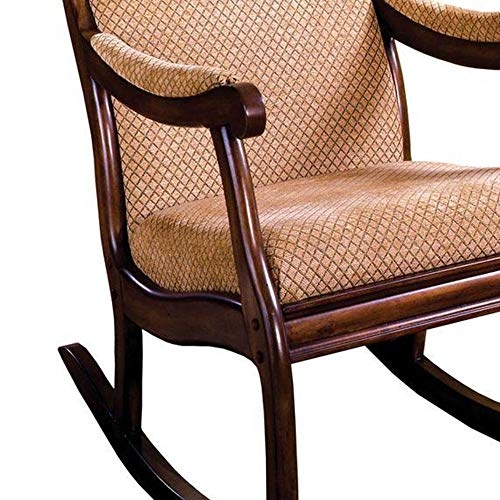 William's Home Furnishing Liverpool Rocking Chair, Antique Oak
