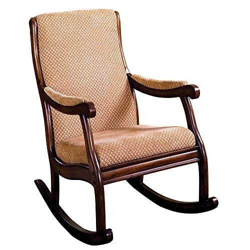 William's Home Furnishing Liverpool Rocking Chair, Antique Oak