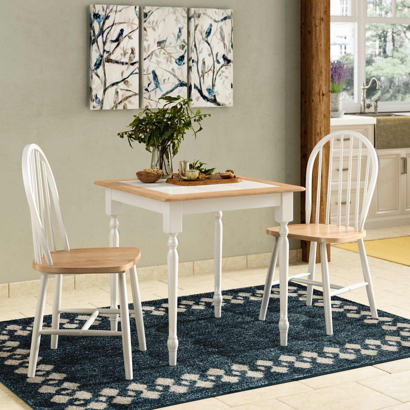 Windsor Table and Chairs for Two