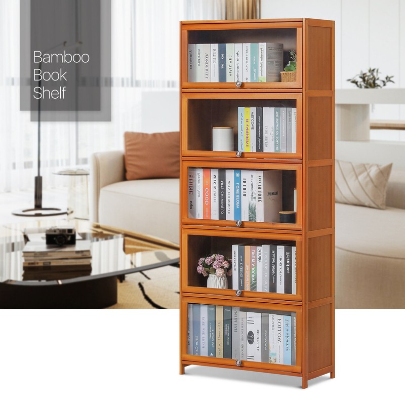 Wood Barrister Bookcase