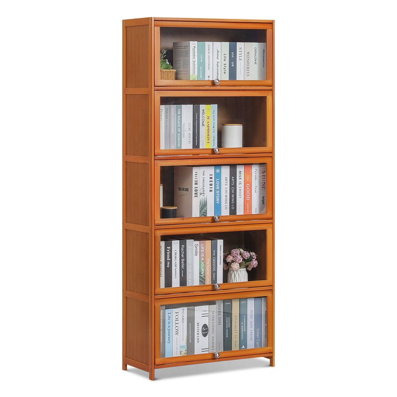 Wood Barrister Bookcase