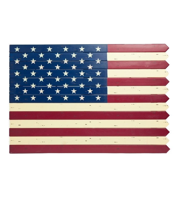 Wooden Americana Flag Wall Décor
