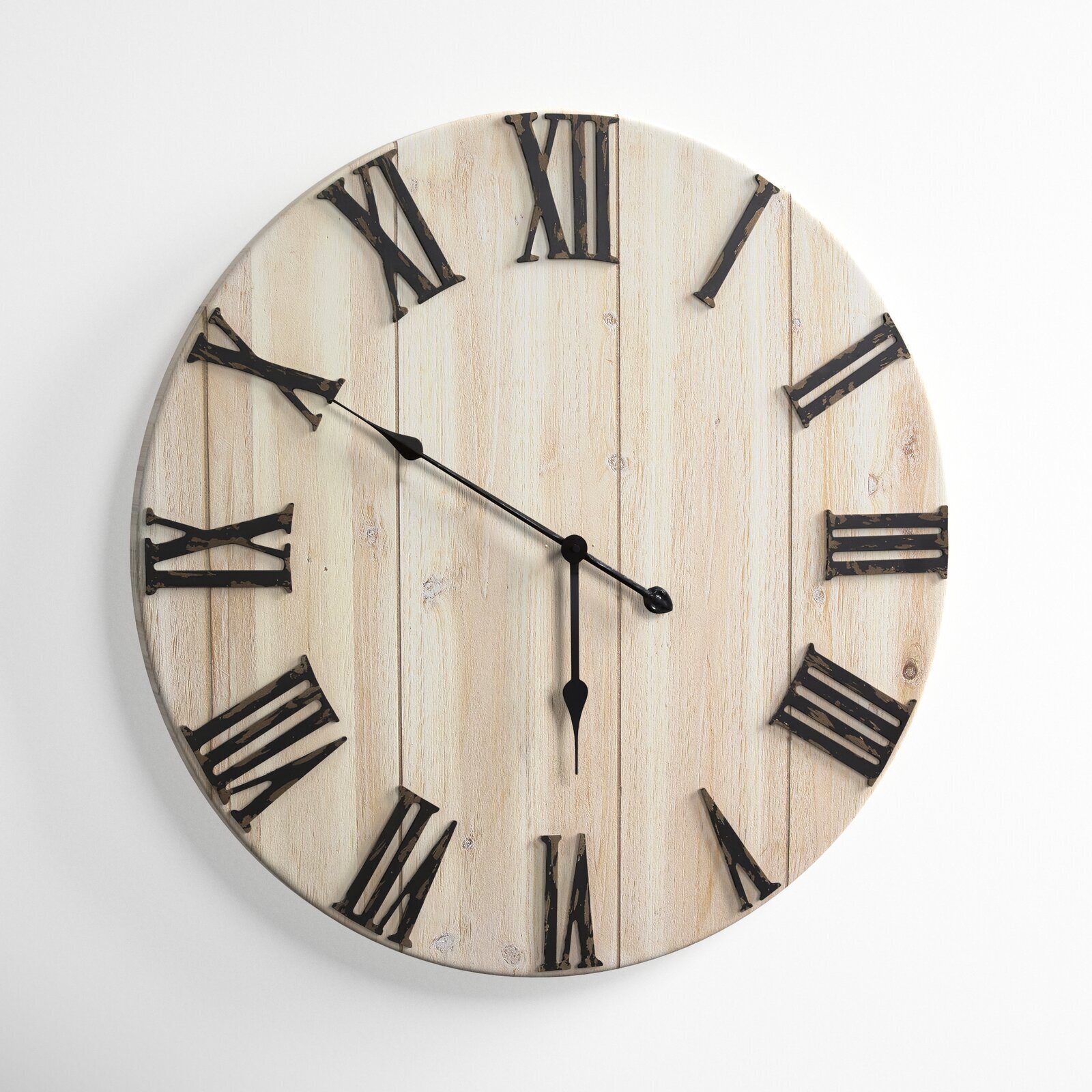 Wooden French wall clock