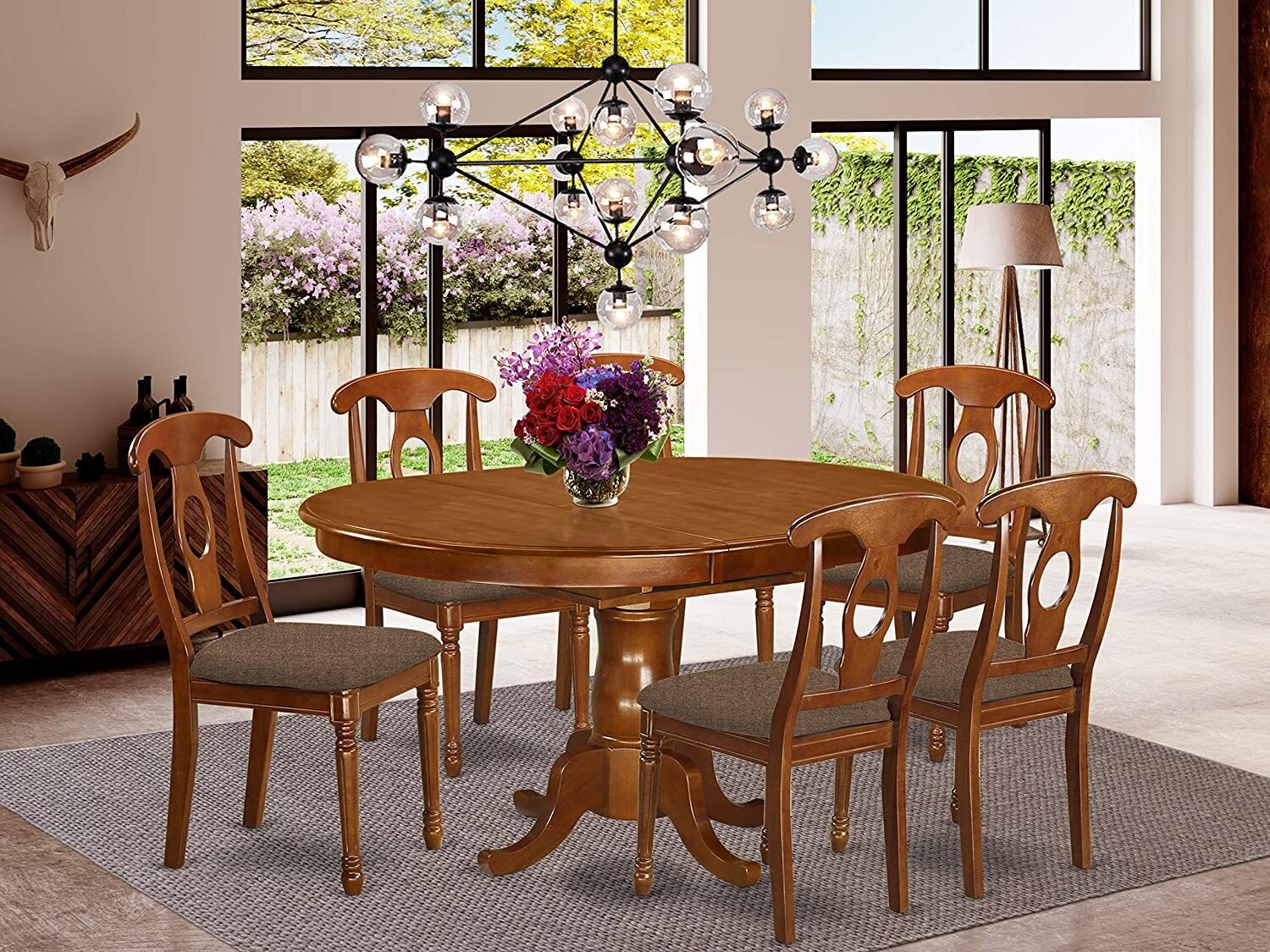 Wooden Pedestal Dining Table With Leaf 
