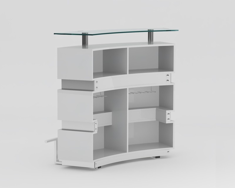 Xenia Home Bar with Wine Storage