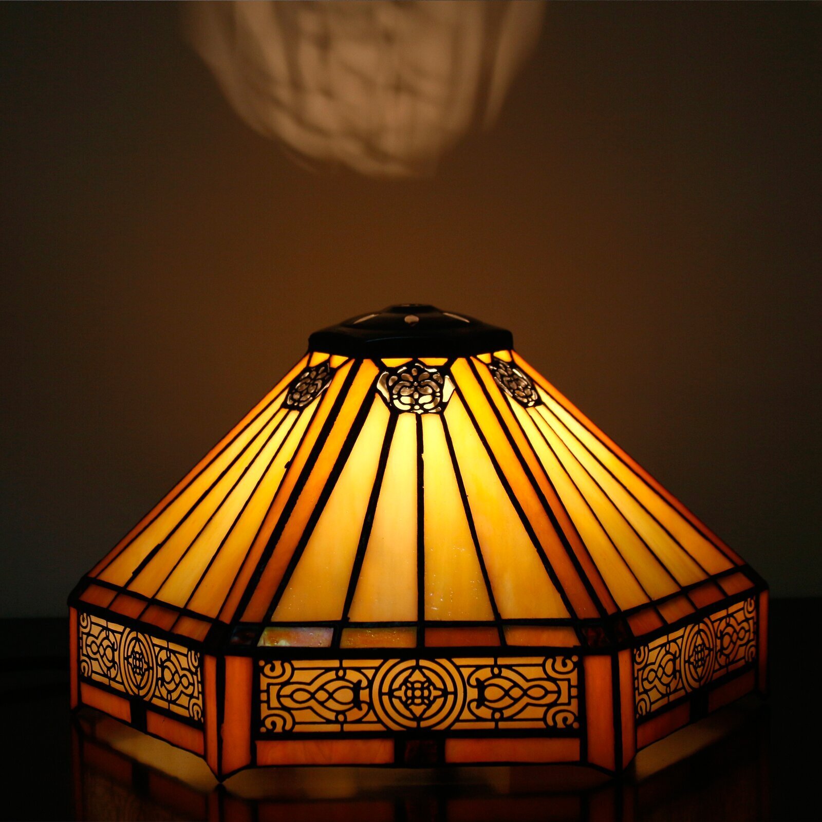 Yellow Mission Style Lamp Shade