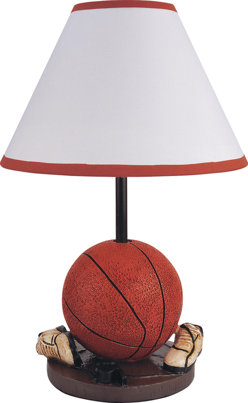 Youth Basketball 15.75" Table Lamp