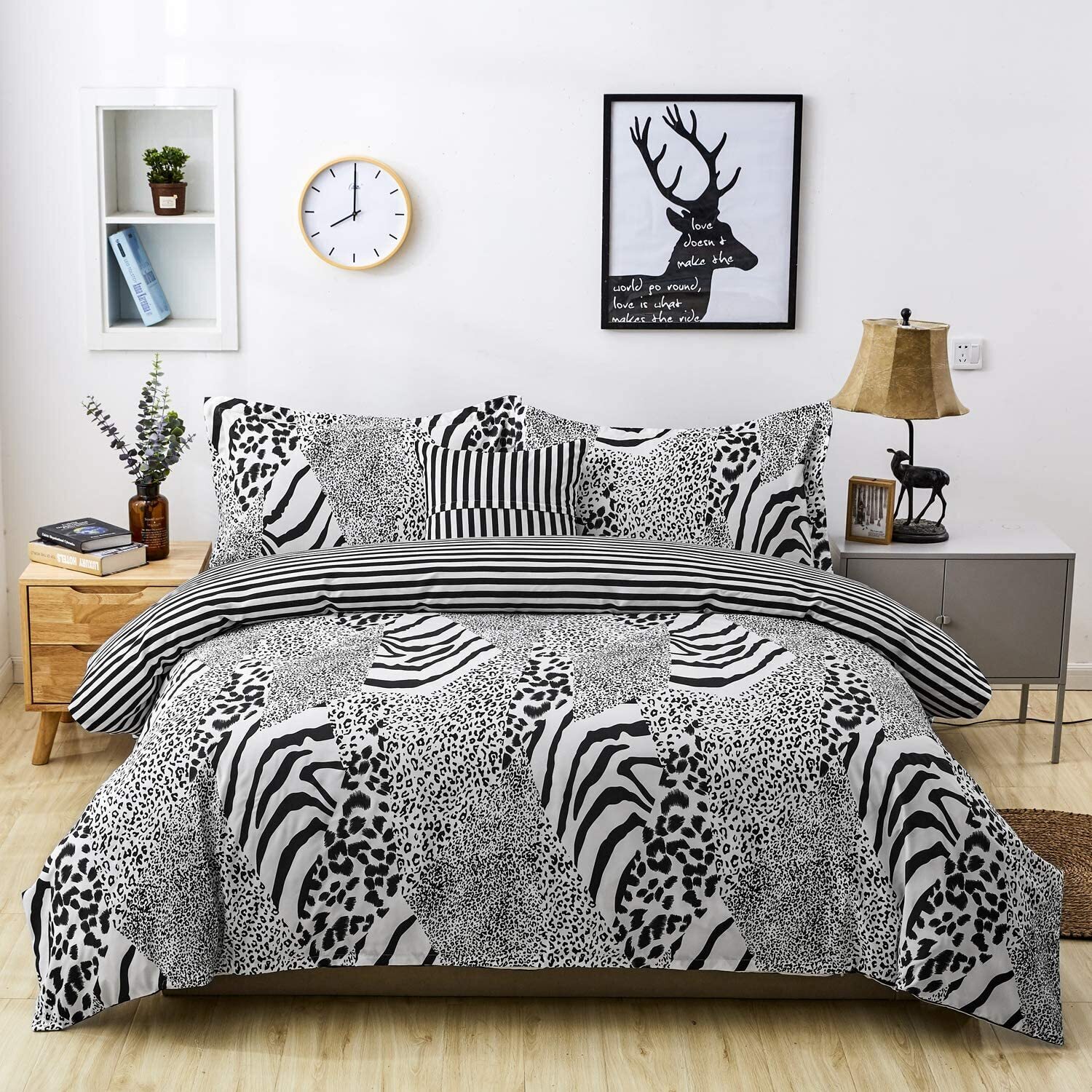 Zebra Animal Print Bed Sheets