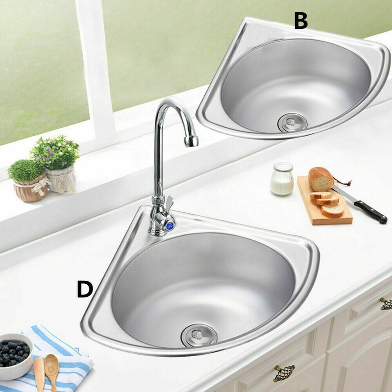10" L x 17" W Flush Mount Kitchen Sink with Accessories