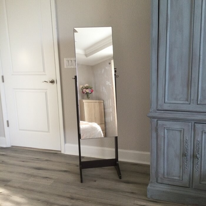 16.1'' Wide Jewelry Armoire with Mirror