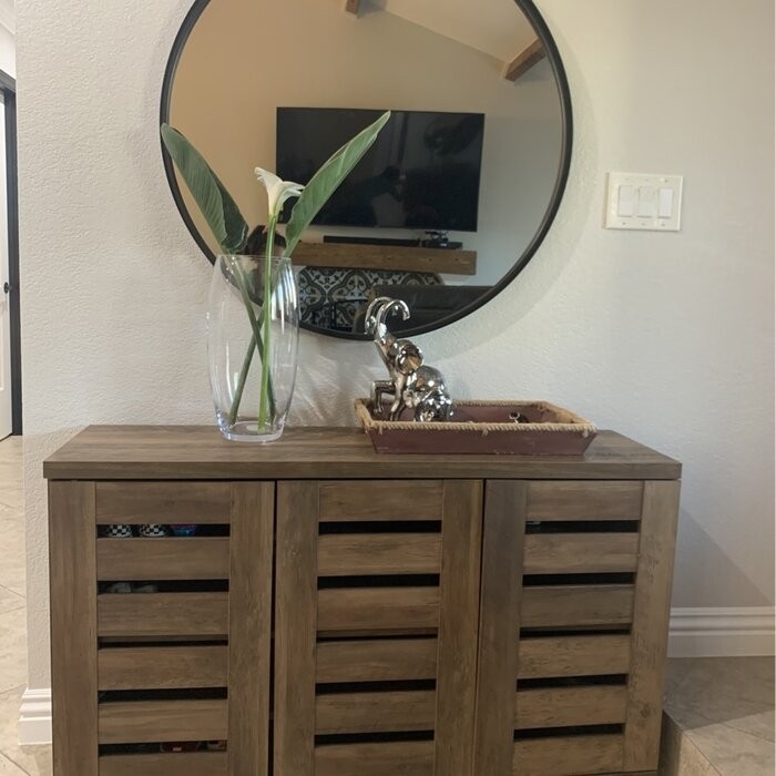 16 Pair Shoe Storage Cabinet