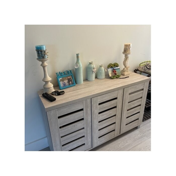 16 Pair Shoe Storage Cabinet