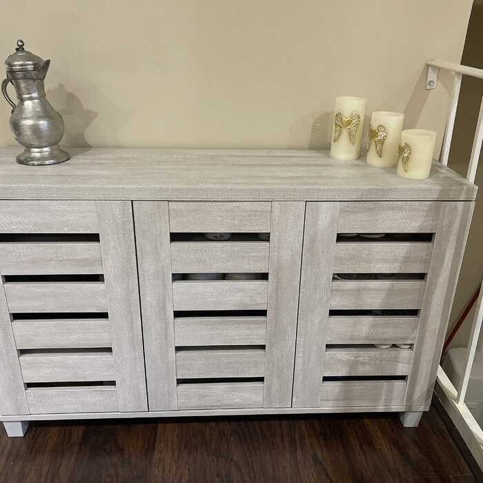 16 Pair Shoe Storage Cabinet