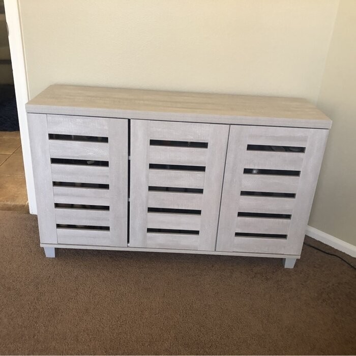 16 Pair Shoe Storage Cabinet