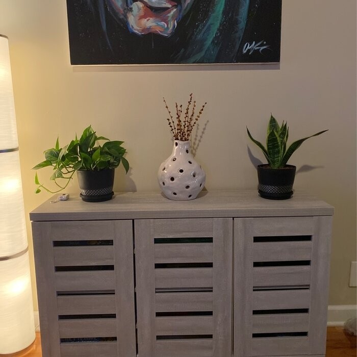 16 Pair Shoe Storage Cabinet