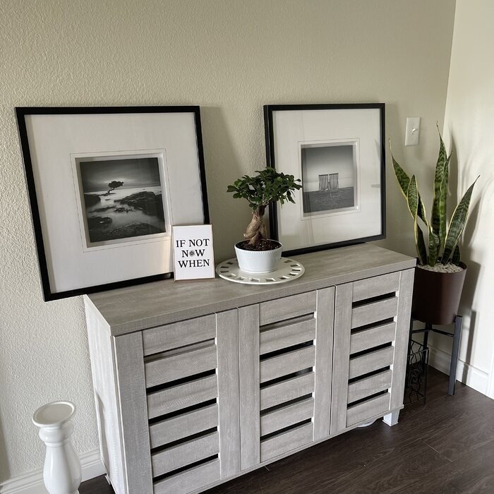 16 Pair Shoe Storage Cabinet