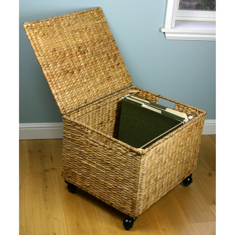 Rattan Stylish File Cabinet Foter