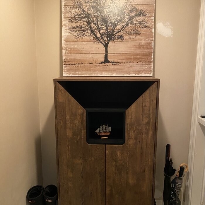 18 Pair Shoe Storage Cabinet
