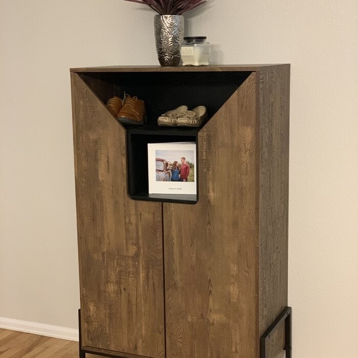 18 Pair Shoe Storage Cabinet