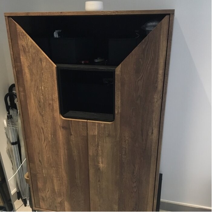 18 Pair Shoe Storage Cabinet